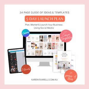 5 Day Launch Plan - Launch Your Business Using Social Media