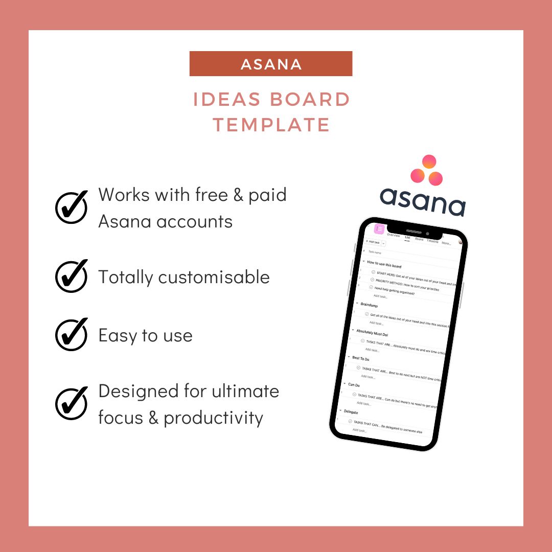 Asana Ideas Board Template - Image 2